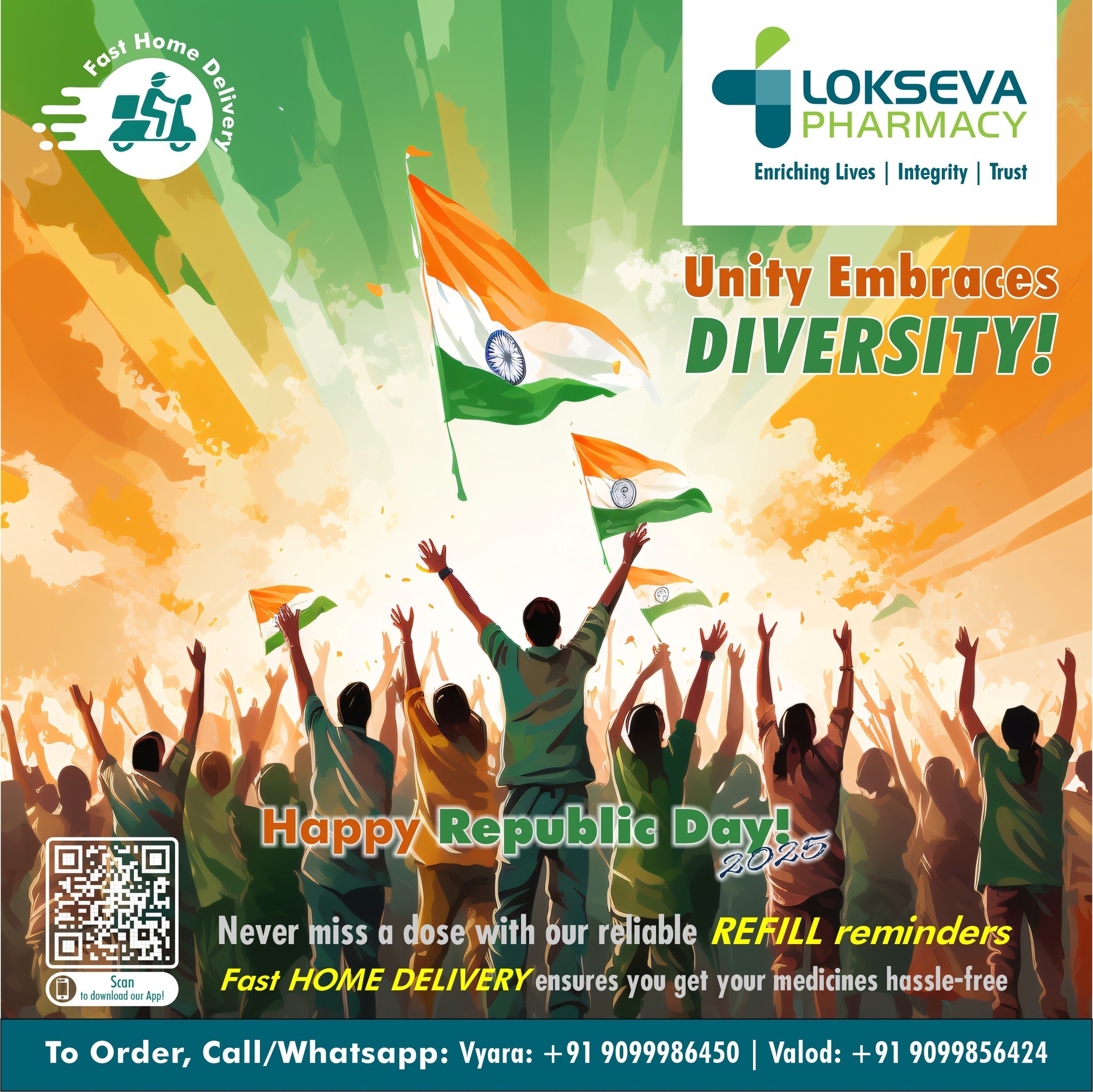 Lokseva Pharmacy - 🌟 Celebrate 26th January with Lokseva Pharmacy! 🇮🇳 ...