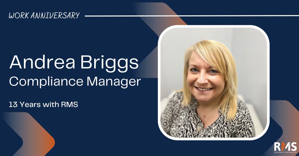 RMS Recruitment - Happy Work Anniversary Andrea & Phil... | Facebook
