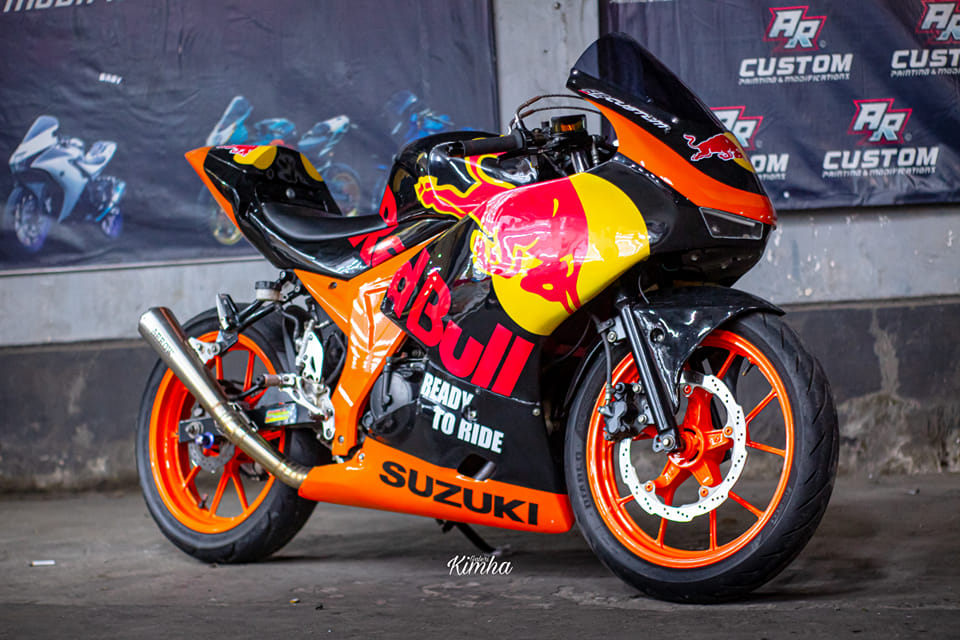 SUZUKI GSX R-S 150 MODIFIKASI INDONESIA | pengalaman yg sudah stroke up ...