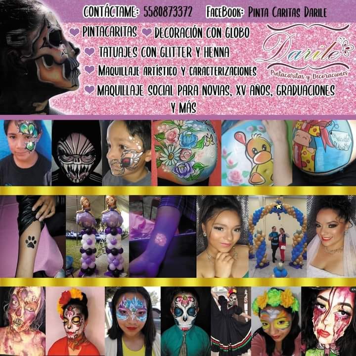 Pinta Caritas y Decoraciones Darile | Estado de México