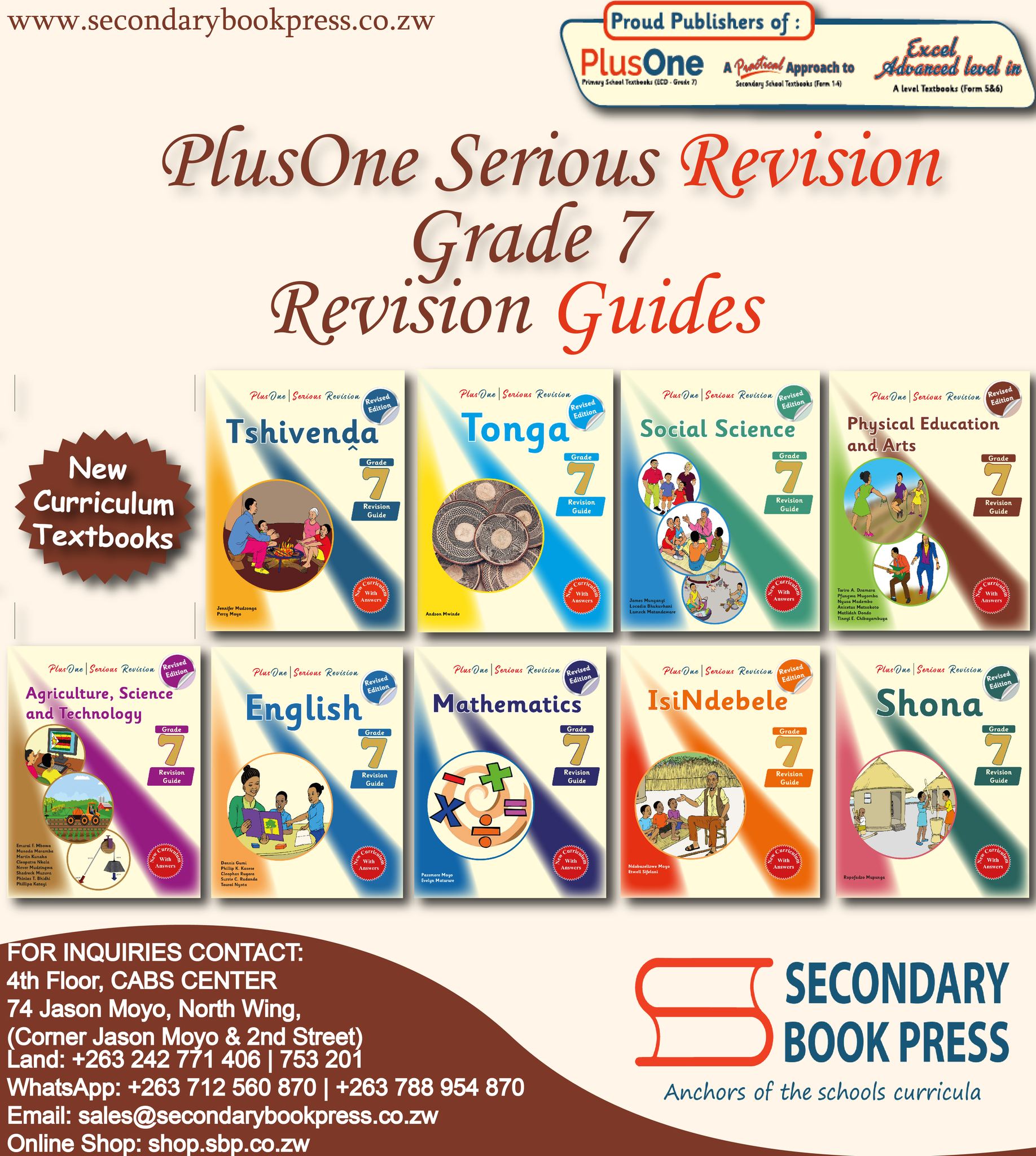 Grade 7 Revision Guides It's time... - Secondary Book Press | Facebook
