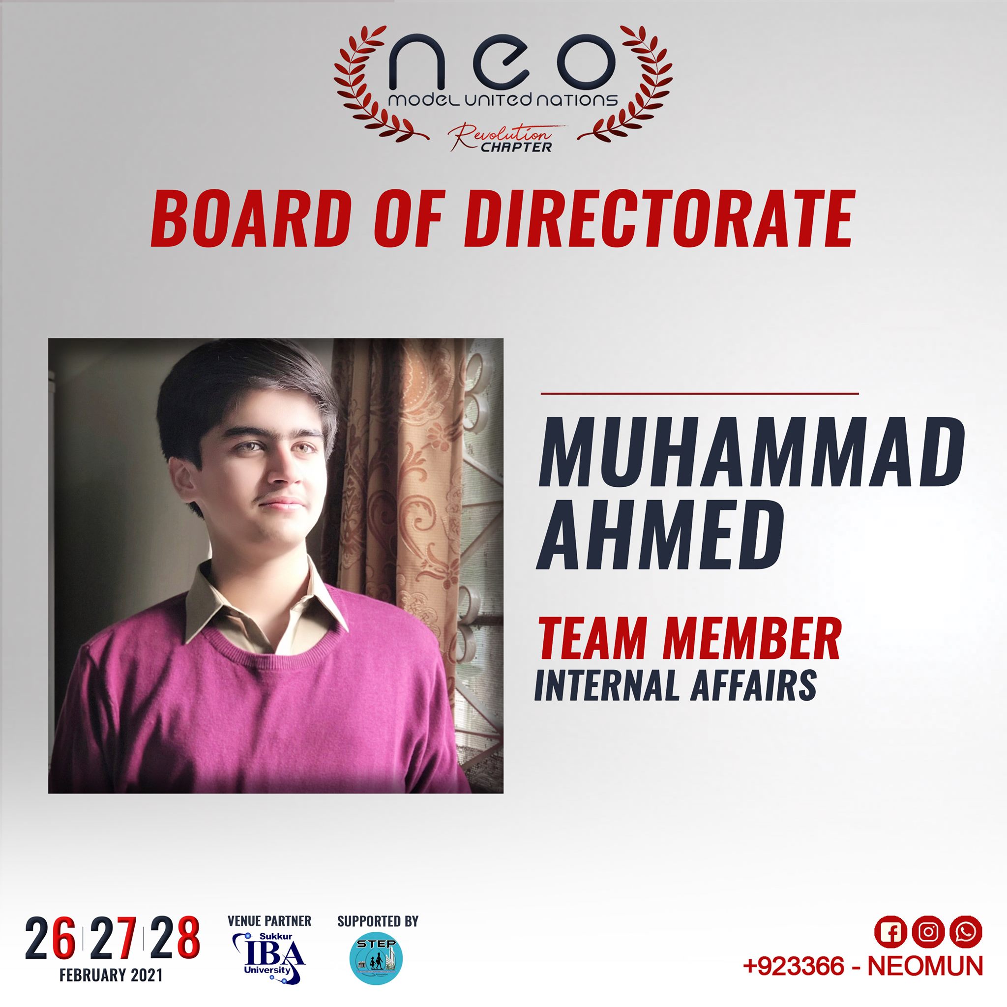 NEO Model United Nations | Sukkur