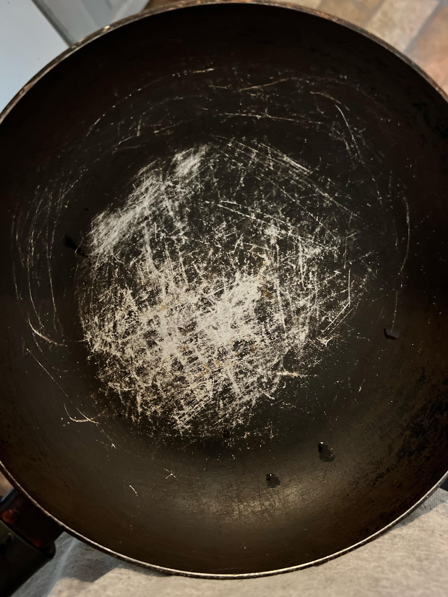 Science Acumen - A single scratch on a Teflon-coated pan...