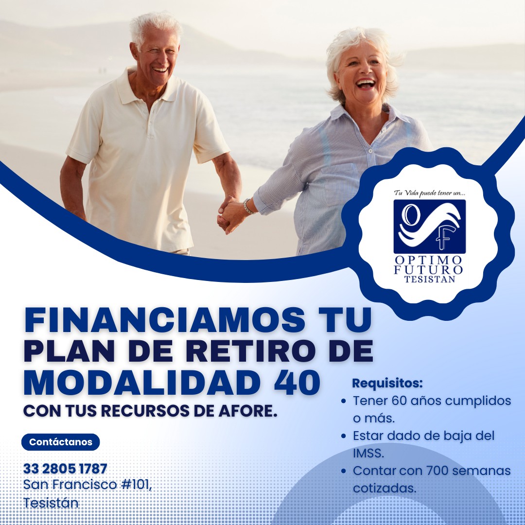 Optimo - ¿Te gustaría incrementar tu pensión? Ven a conocer Modalidad ...