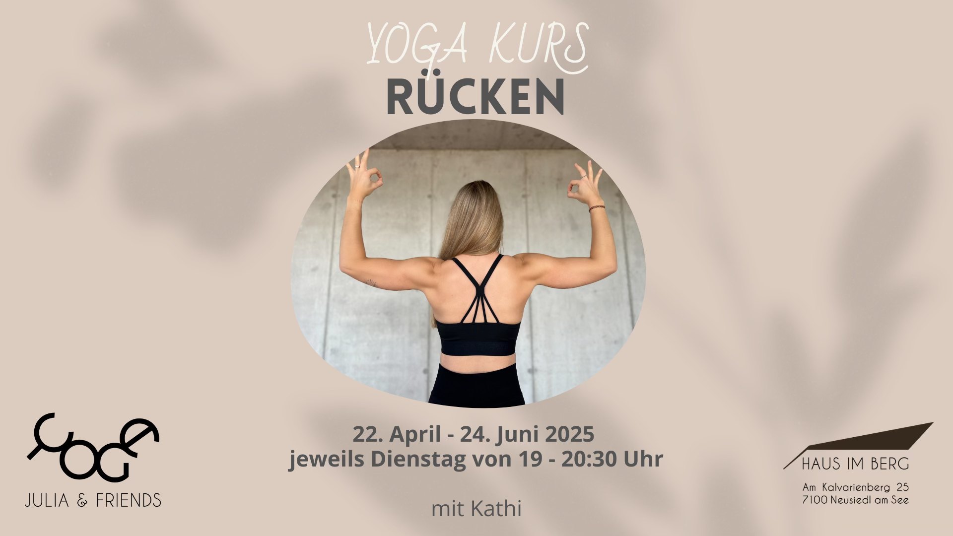 Yogakurs mit Schwerpunkt RÜCKEN