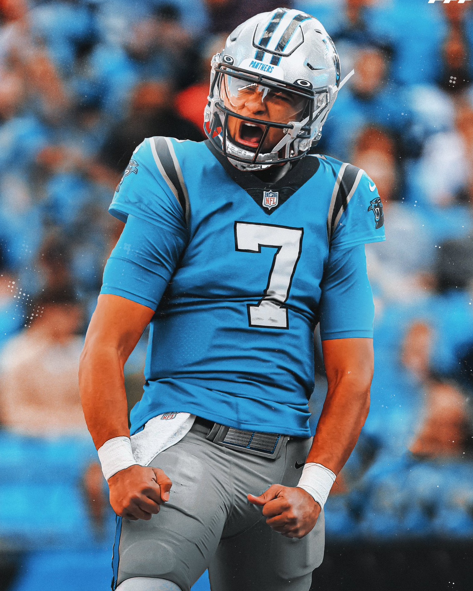 The limited-edition release is brushed with Carolina blue. ?