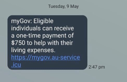 ‼️ Be wary of scam messages relating to... - NSW Police Force | Facebook