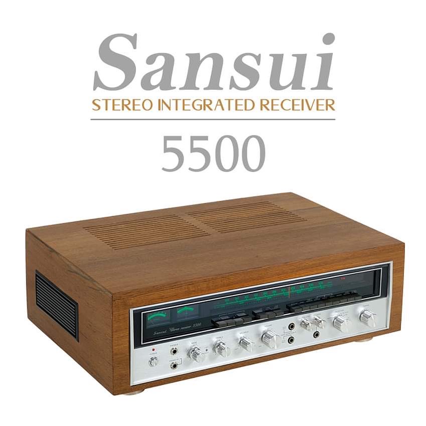 Sansui TU-5500, AU-5500 (1974) #vintagehifi #vintagestereo