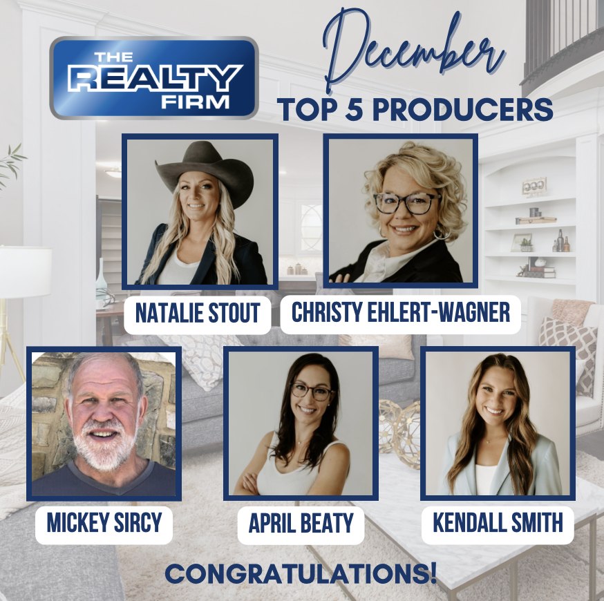 The Realty Firm - Congratulations to our Top 5 Agents for... | Facebook
