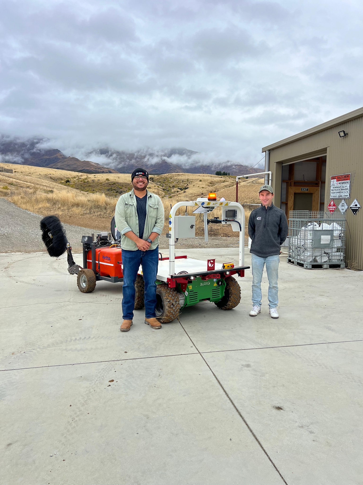 Agri - Fantastic to have a visit from Noe Toribio from Burro Robotics ...
