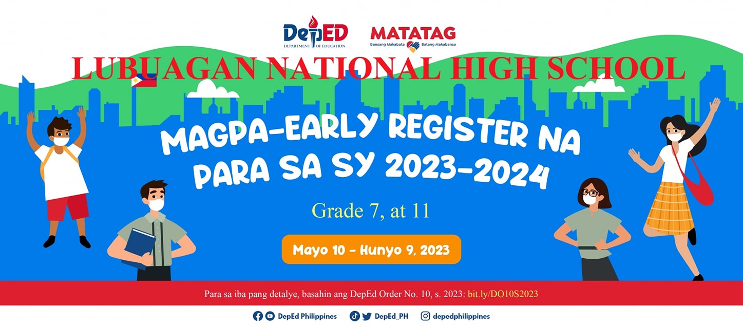 Deped - Early Registration On-going @ Lubuagan National High School ...