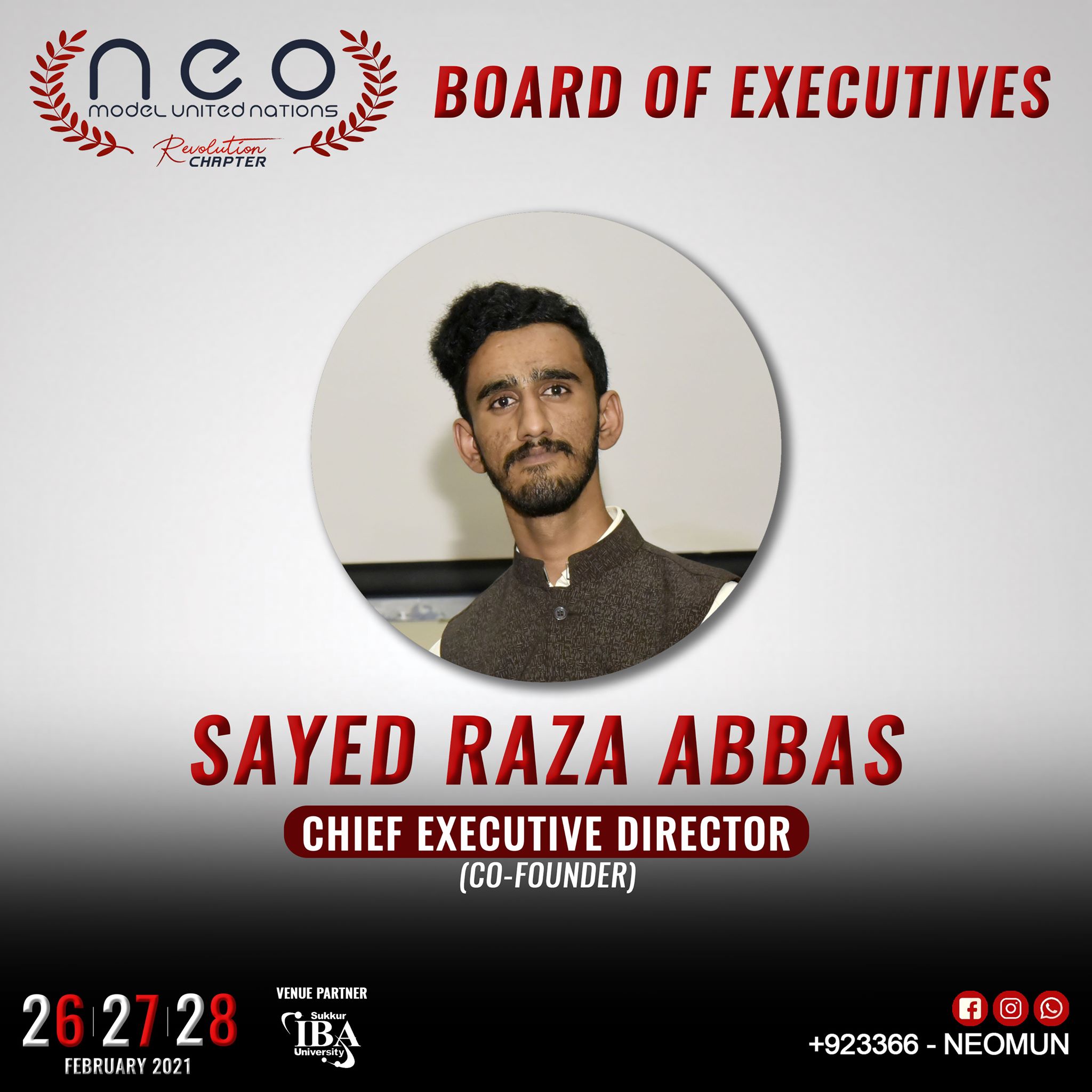 NEO Model United Nations | Sukkur