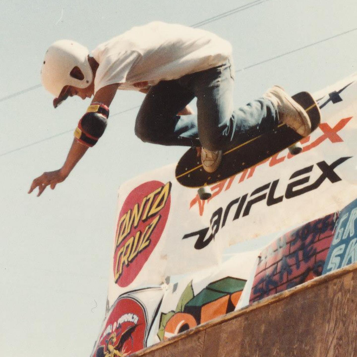 Dave Crabb skates with broken ribs on H-Street re-issue deck