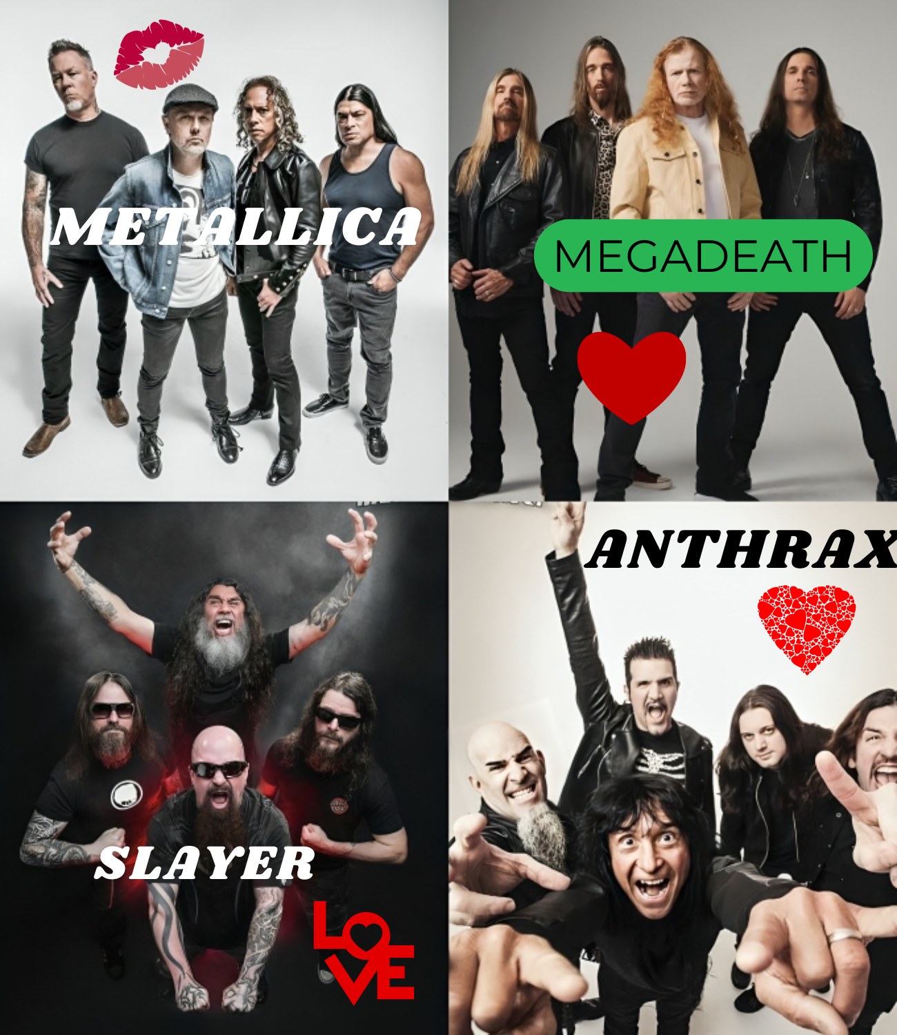 SLAYER, MEGADETH & ANTHRAX!!! #slayer #megadeth #anthrax #thrashmetal