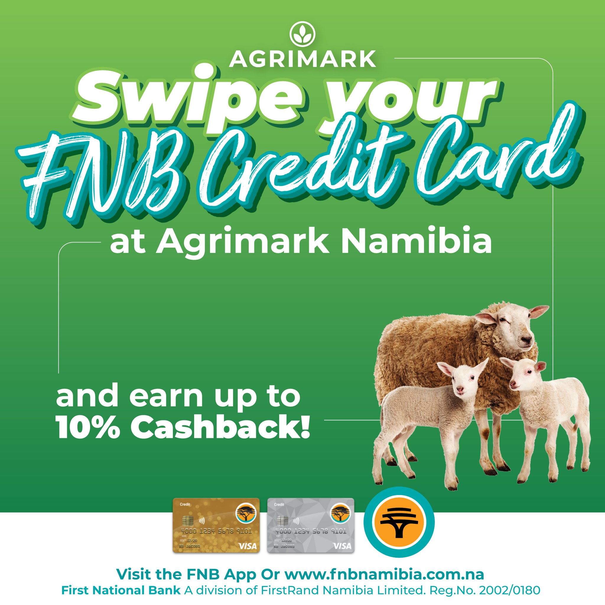 😎 Swipe your FNB Credit card at... - Agrimark Namibia | Facebook