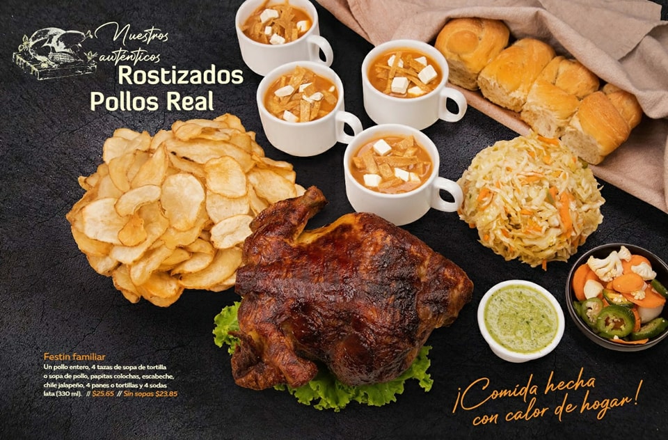 Pollos Real - 🤠 Inicia la semana con el festín familiar:... | Facebook