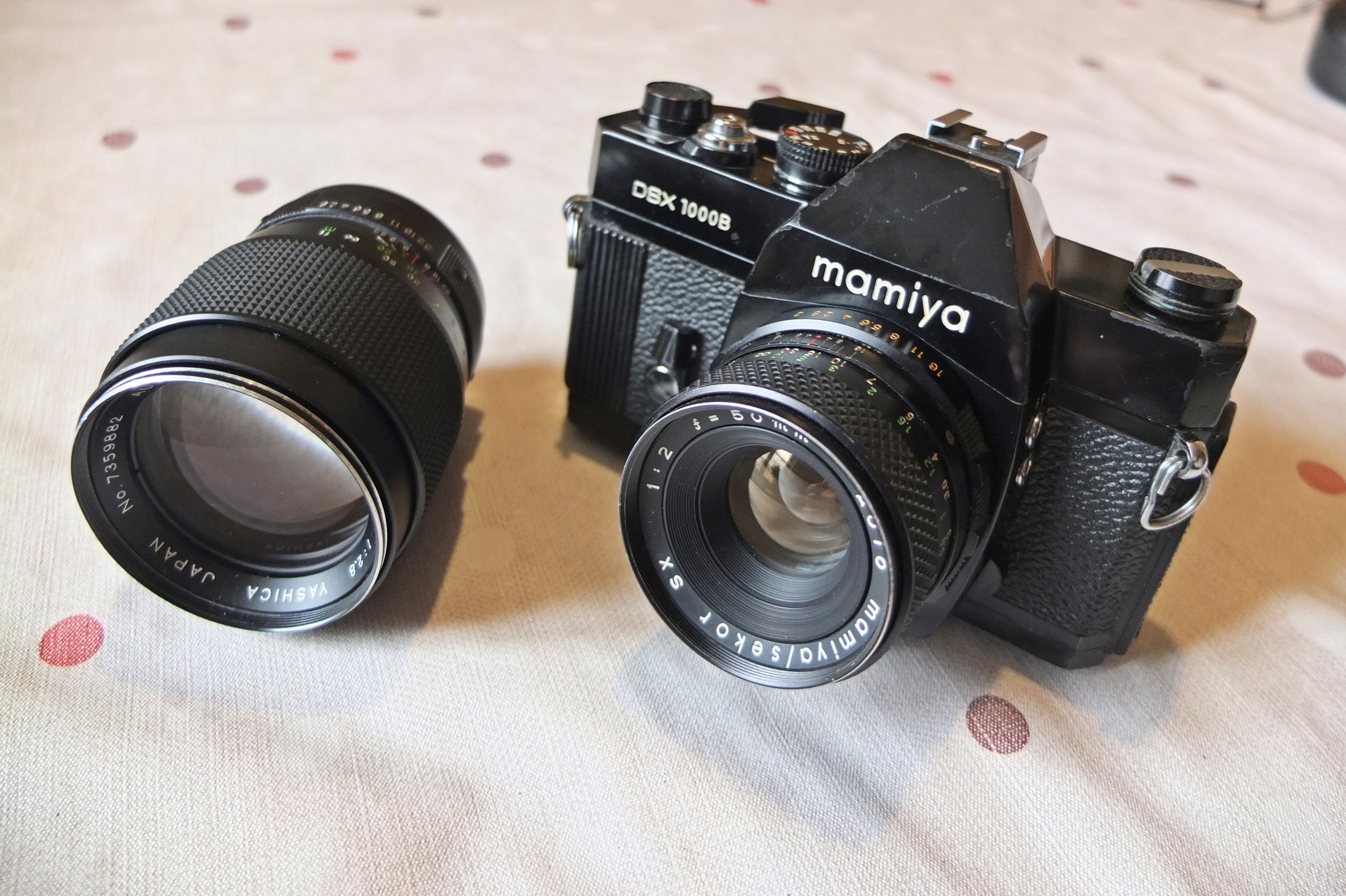 Vintage Mamiya NC1000 Camera with Mamiya Sekor CS 50mm f1.4 Lens