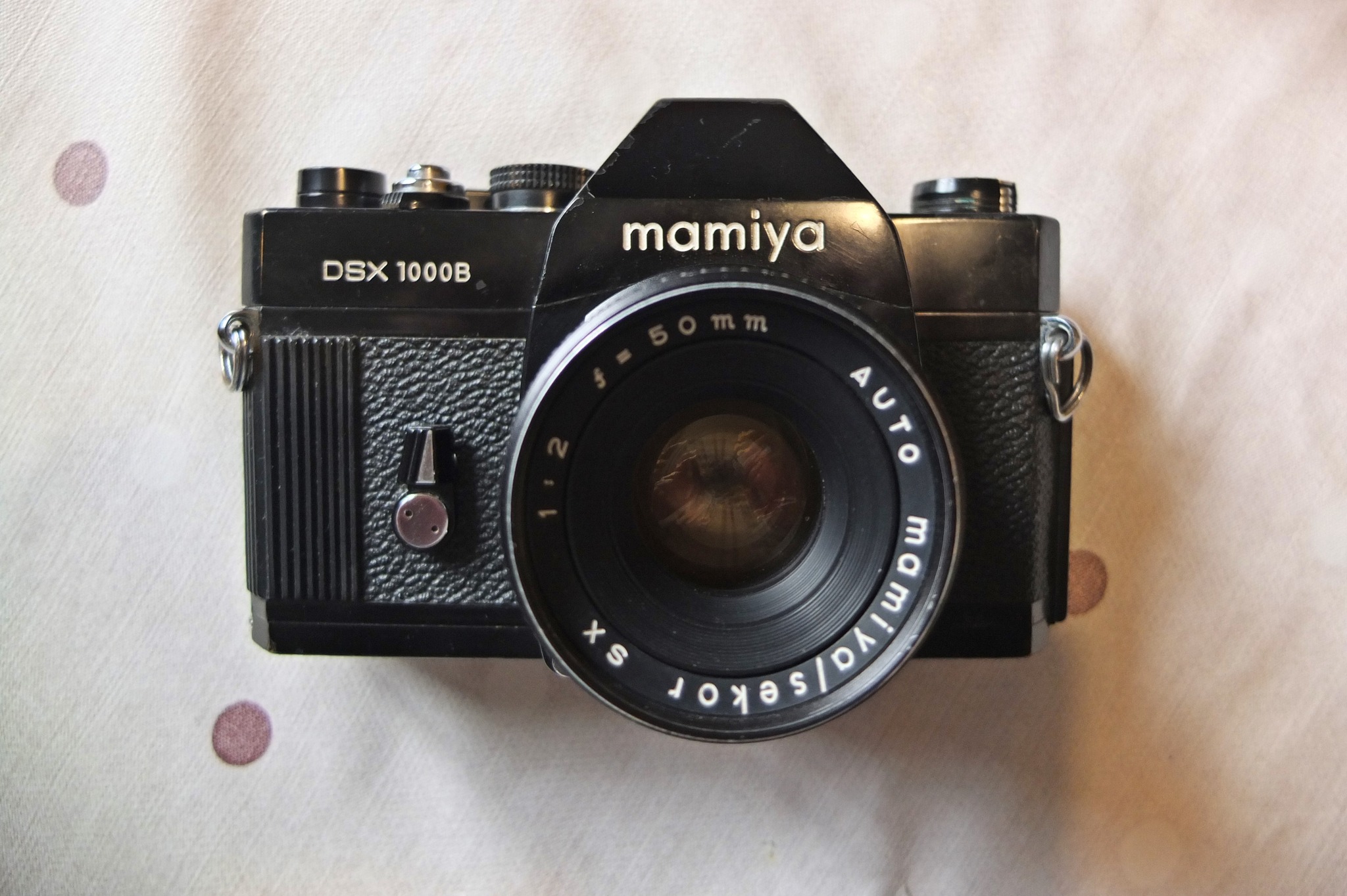 Vintage Mamiya NC1000 Camera with Mamiya Sekor CS 50mm f1.4 Lens