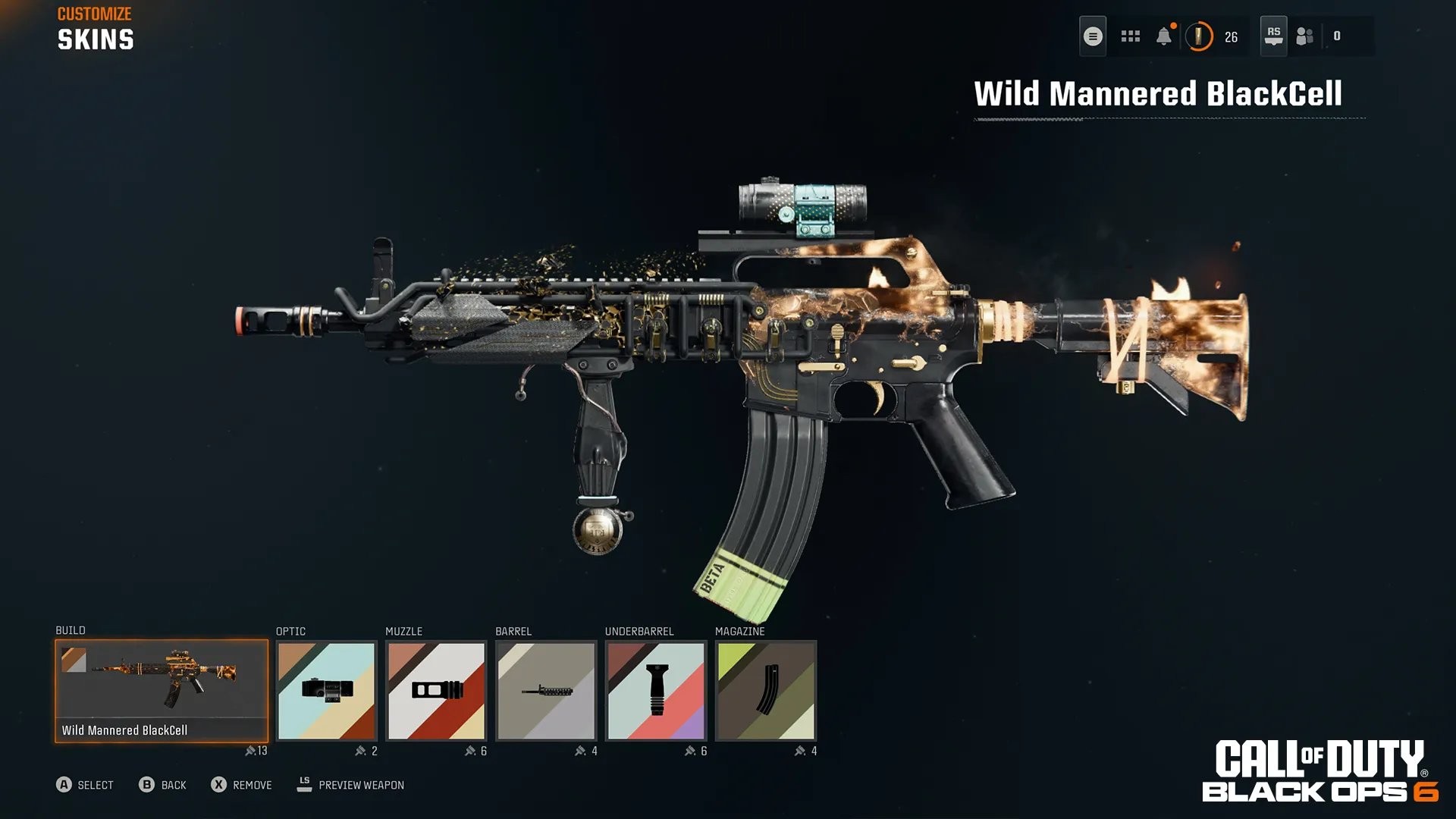 Skin MW3 Blueprint Zombie - Saison 5 - Pour Call Of Duty (PC, PS4, PS5, Xbox One, Series X|S)
