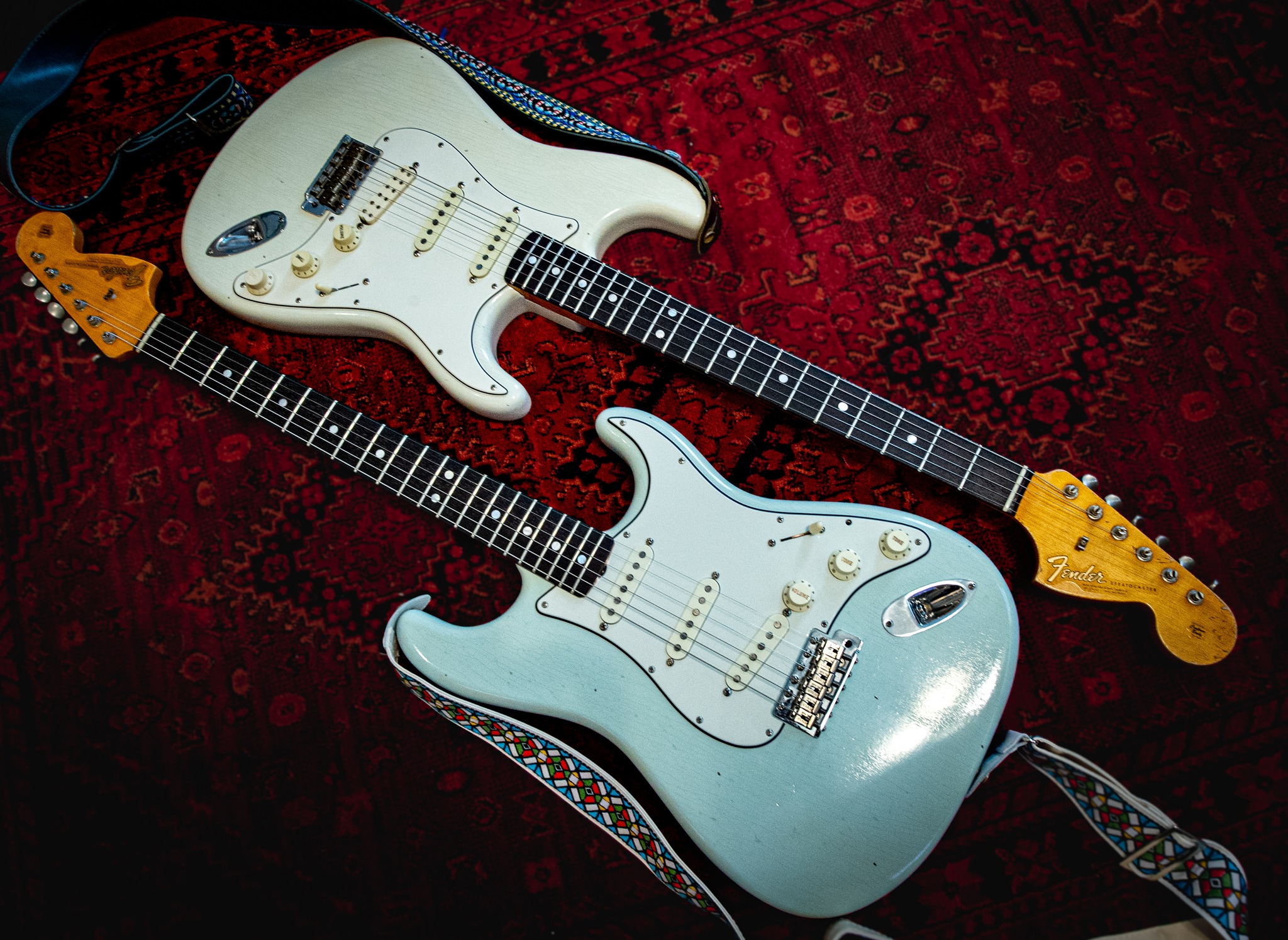 The Olympic White and Super Faded Sonic Blue