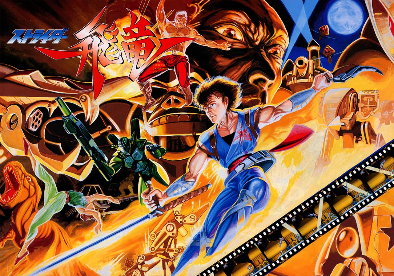 Strider Hiryuu (ストライダー飛竜) An action game developed by