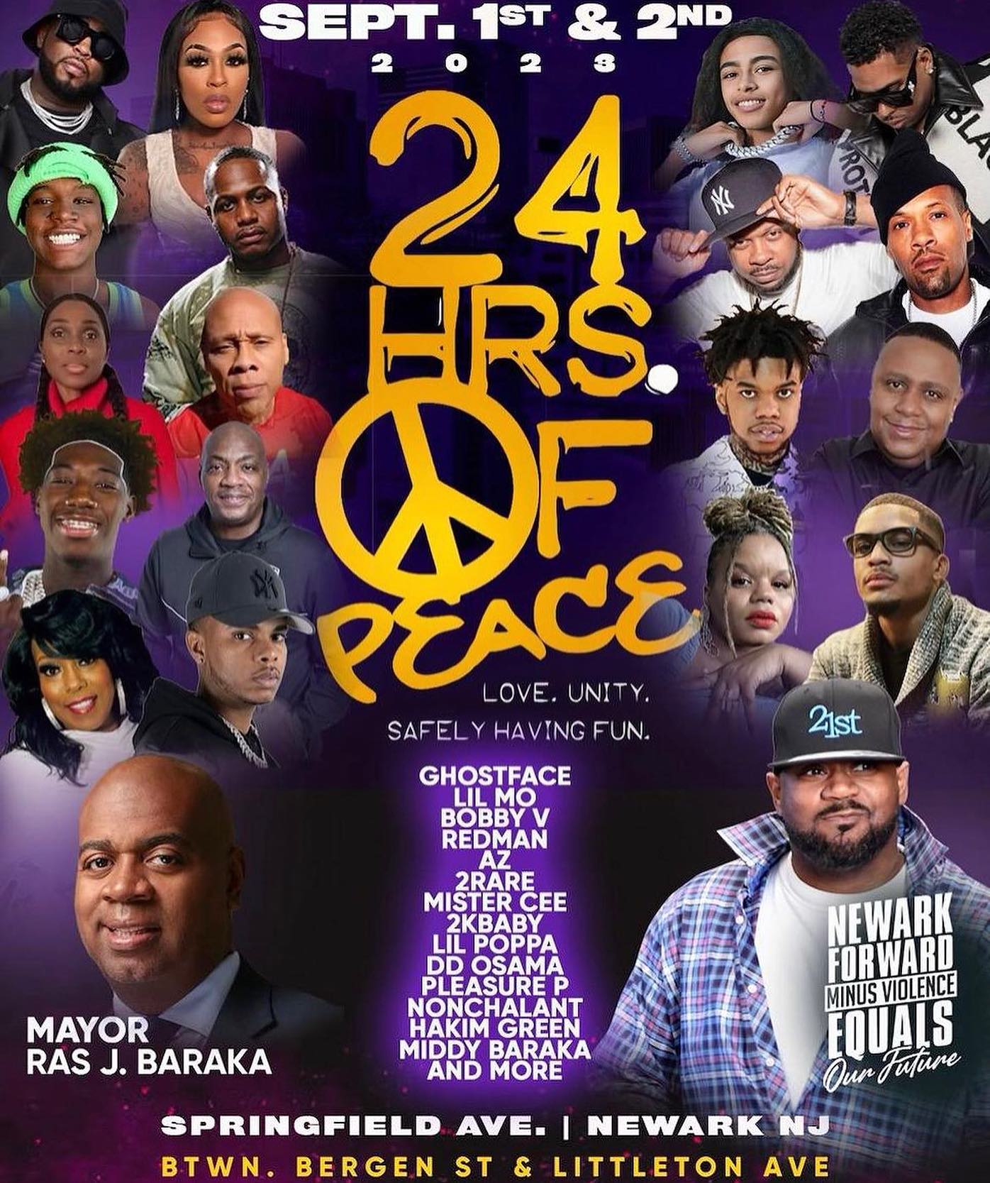 This is for the culture 🎤🎶☮️ The Biggest Celebration of Peace