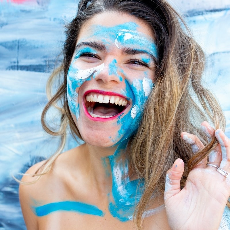 My process from A to Z:⁣ ⁣ When I started this body paint journey I ...