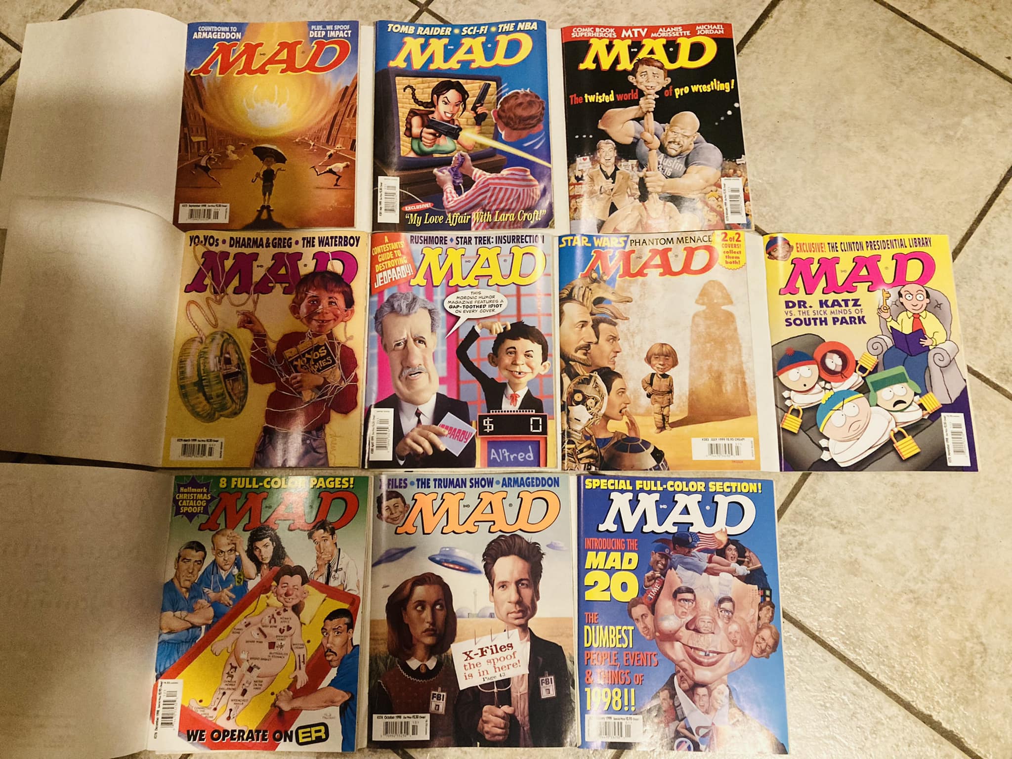 Mad Magazine collection from 1970s and 1990s