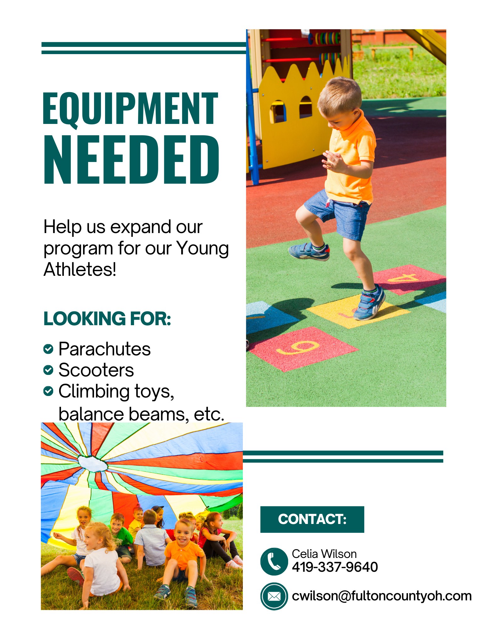 Triangular - We need your help! With the addition of our Young Athletes ...