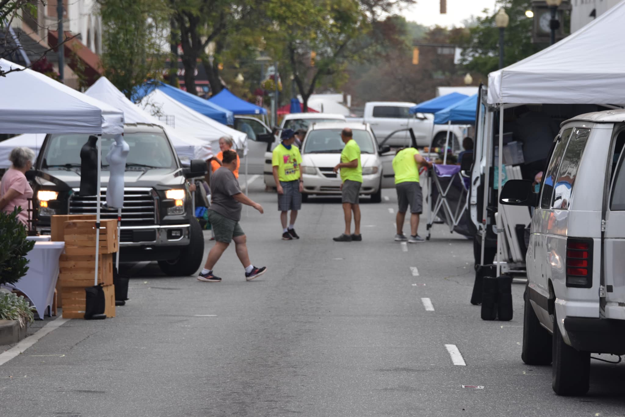 The set up has begun... - City of Morganton, NC Government