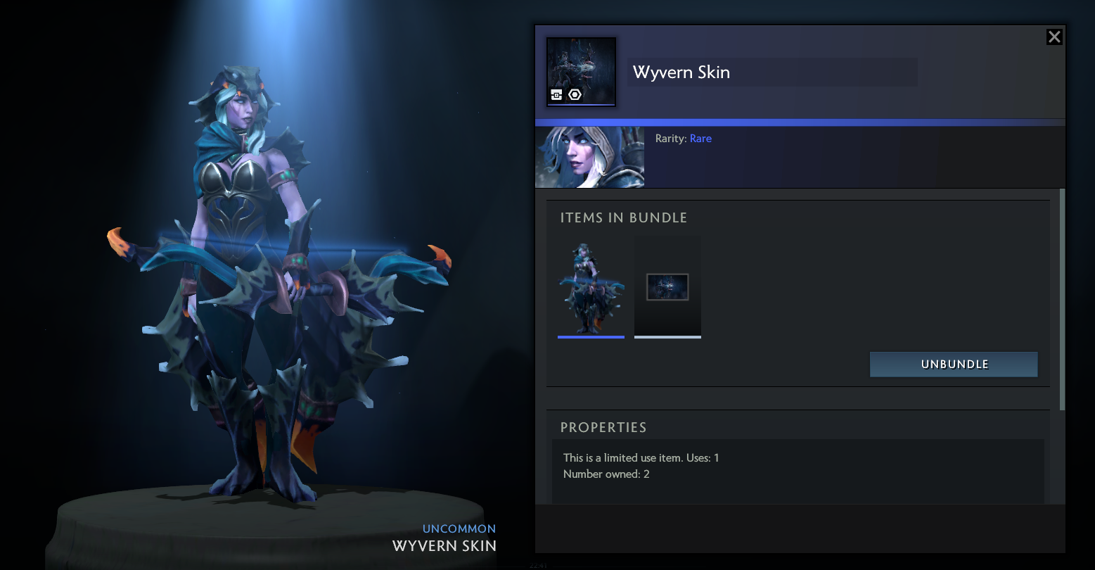 YouJace Gaming - Drow Ranger Wyvern Skin Set Like,...