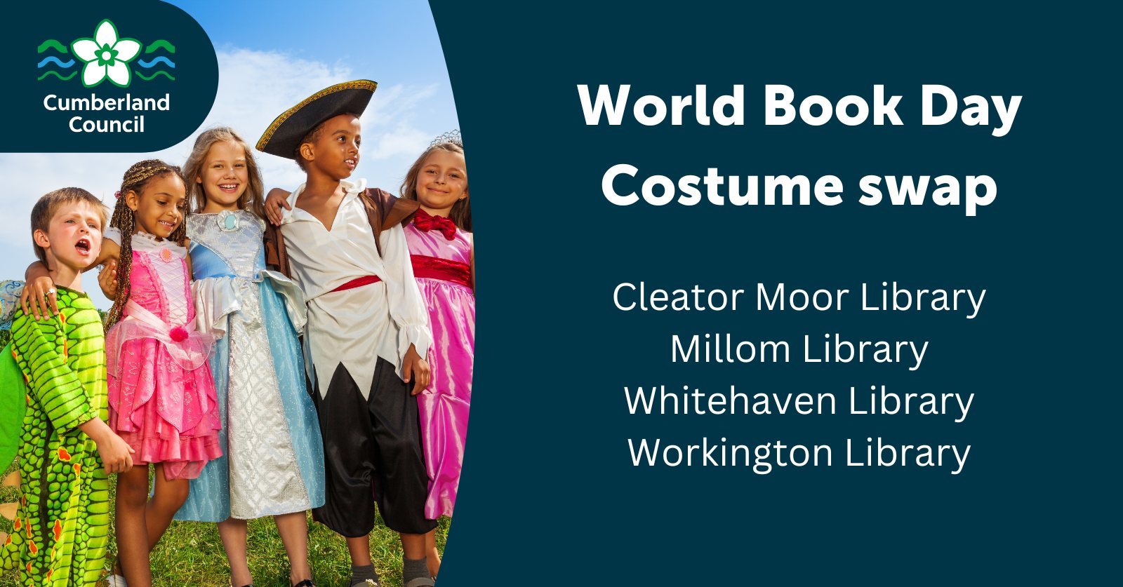 📚 World Book Day Costume Swaps 📚... - Cumberland Libraries | Facebook