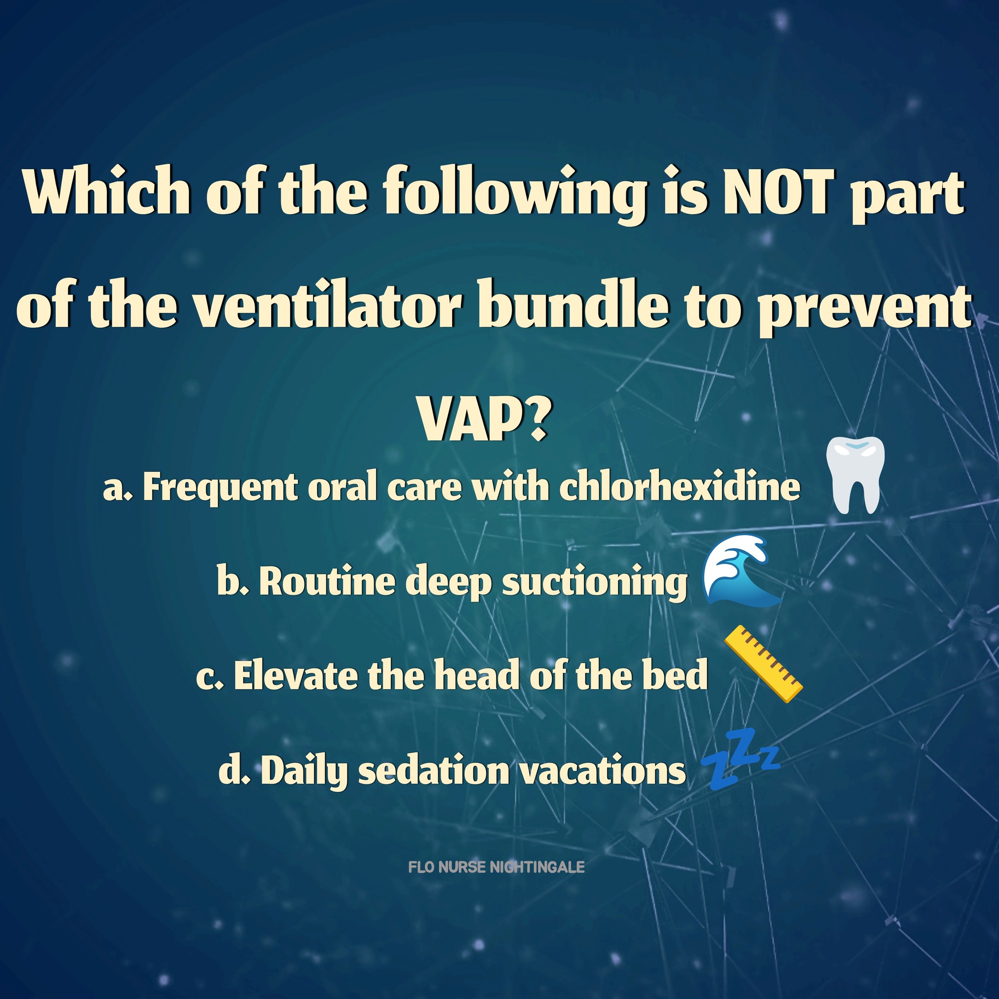 Flo - ⚠️ The “Ventilator Bundle” – What’s Included?🤔🏨 Nurses play a key ...