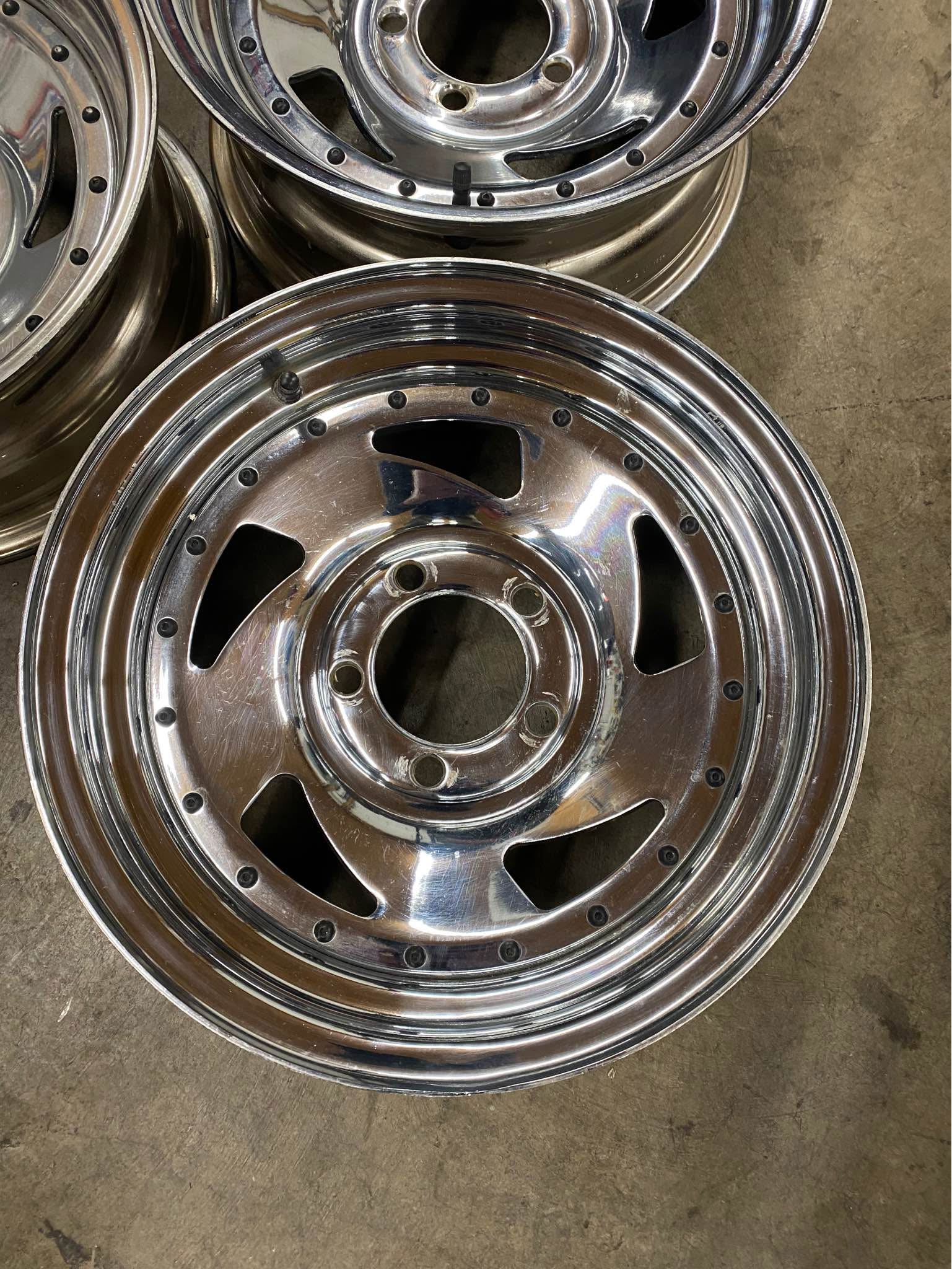 14 inch 5-lug chrome trailer wheels - Car Wheels, Tires & Parts ...