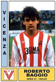 Roberto Baggio, 15 years old. A member of Vicenza in 1982.