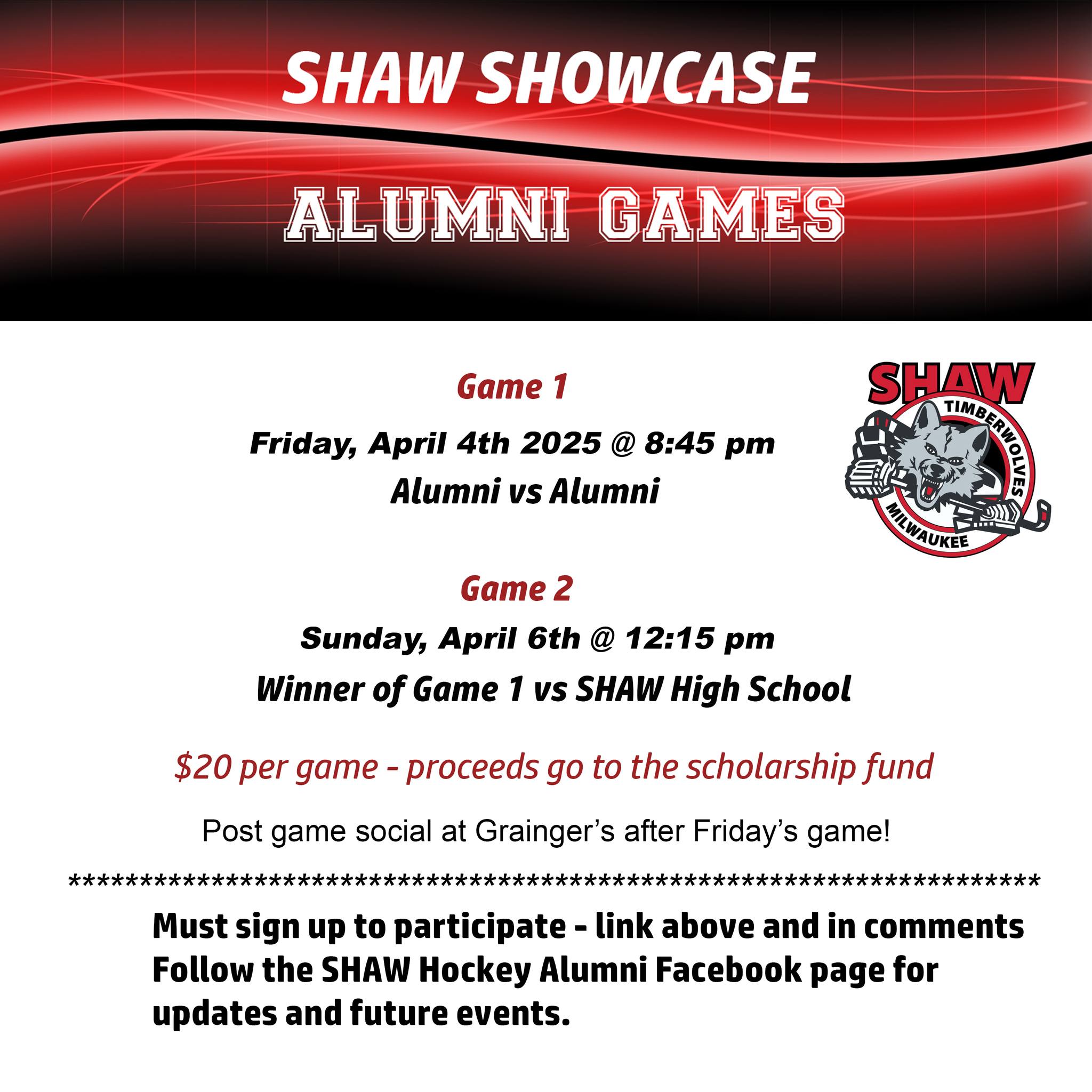 SHAW Hockey Alumni