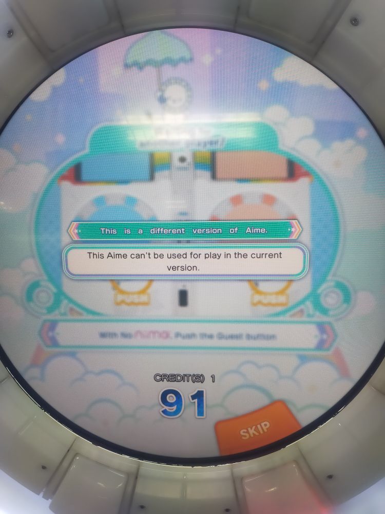 Carta AIME SEGA Per Maimai UNIVERSE &ndash; Pass Arcade Originale, Nuova