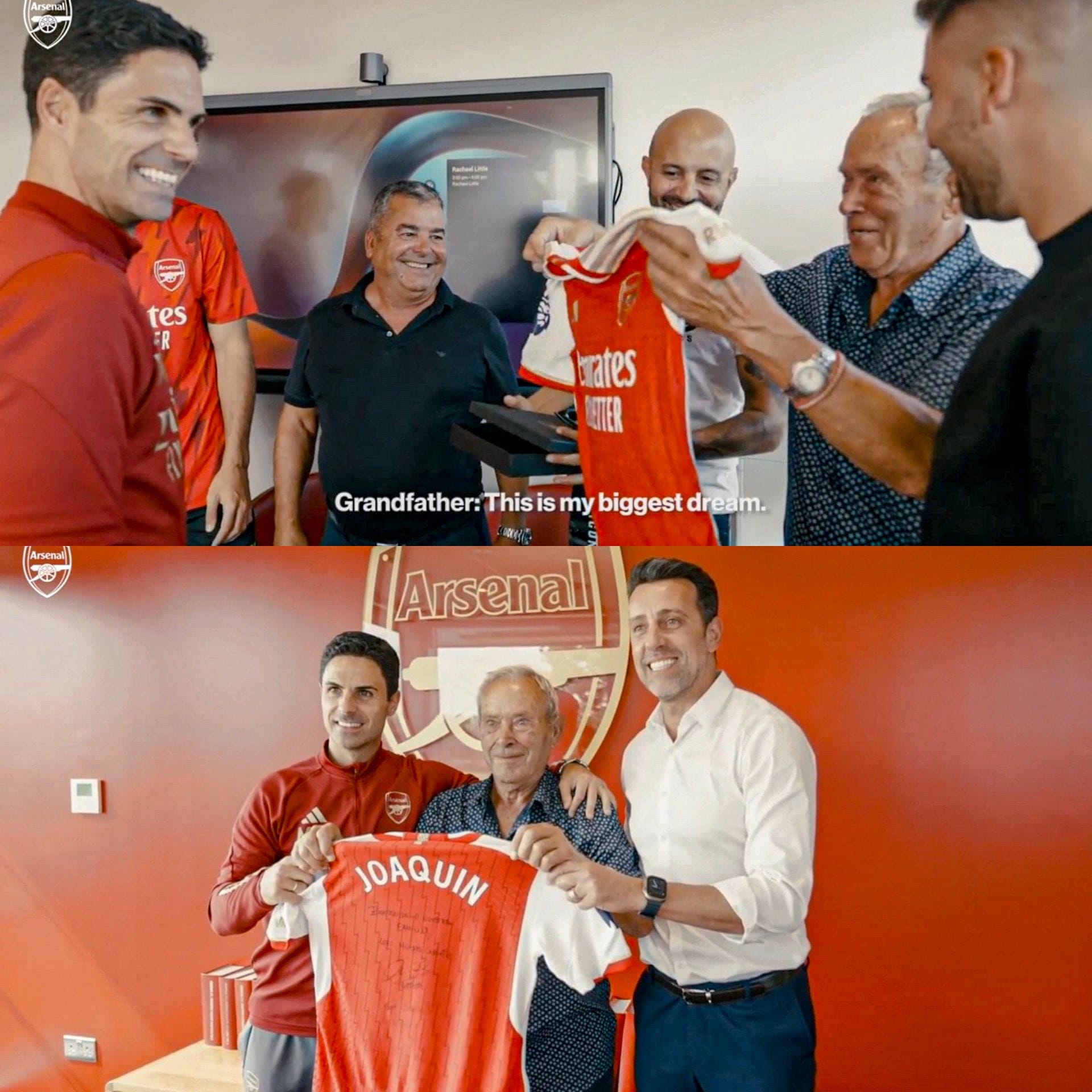 Family and football ❤️ After more than two decades this grandson 