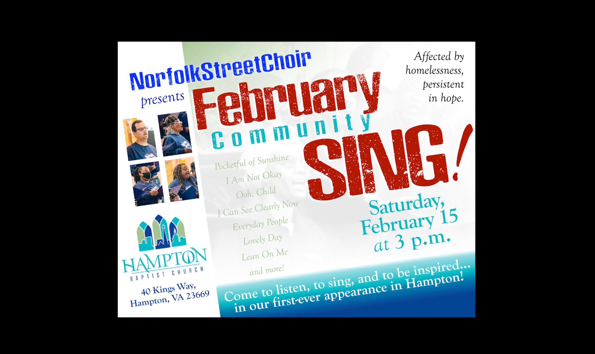NSCP's February Community Sing