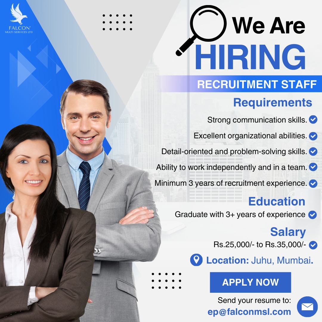 🚨 We're Hiring! 🚨 Looking for... - Falcon Multi Services LTD | Facebook