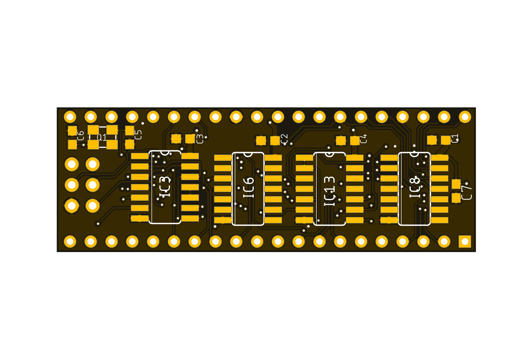 What buffers and inverters for Z80 data and address bus?