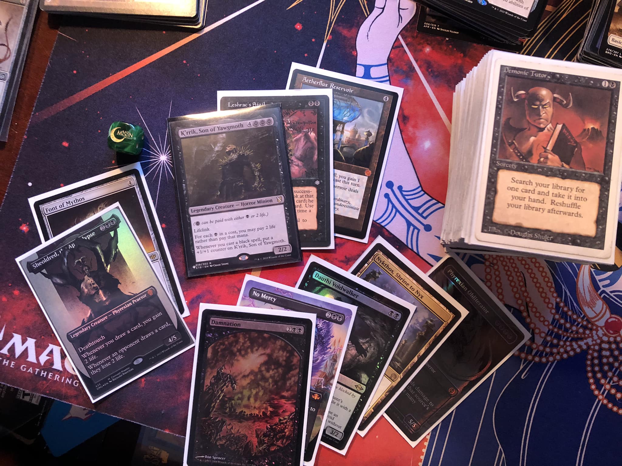 mtg yawgmoth commander deck EDH Deck K'rrik, Son of 100 Magic Cards Custom Deck Black All cards will be carefully packed for safe transit Hi everyone. I just put