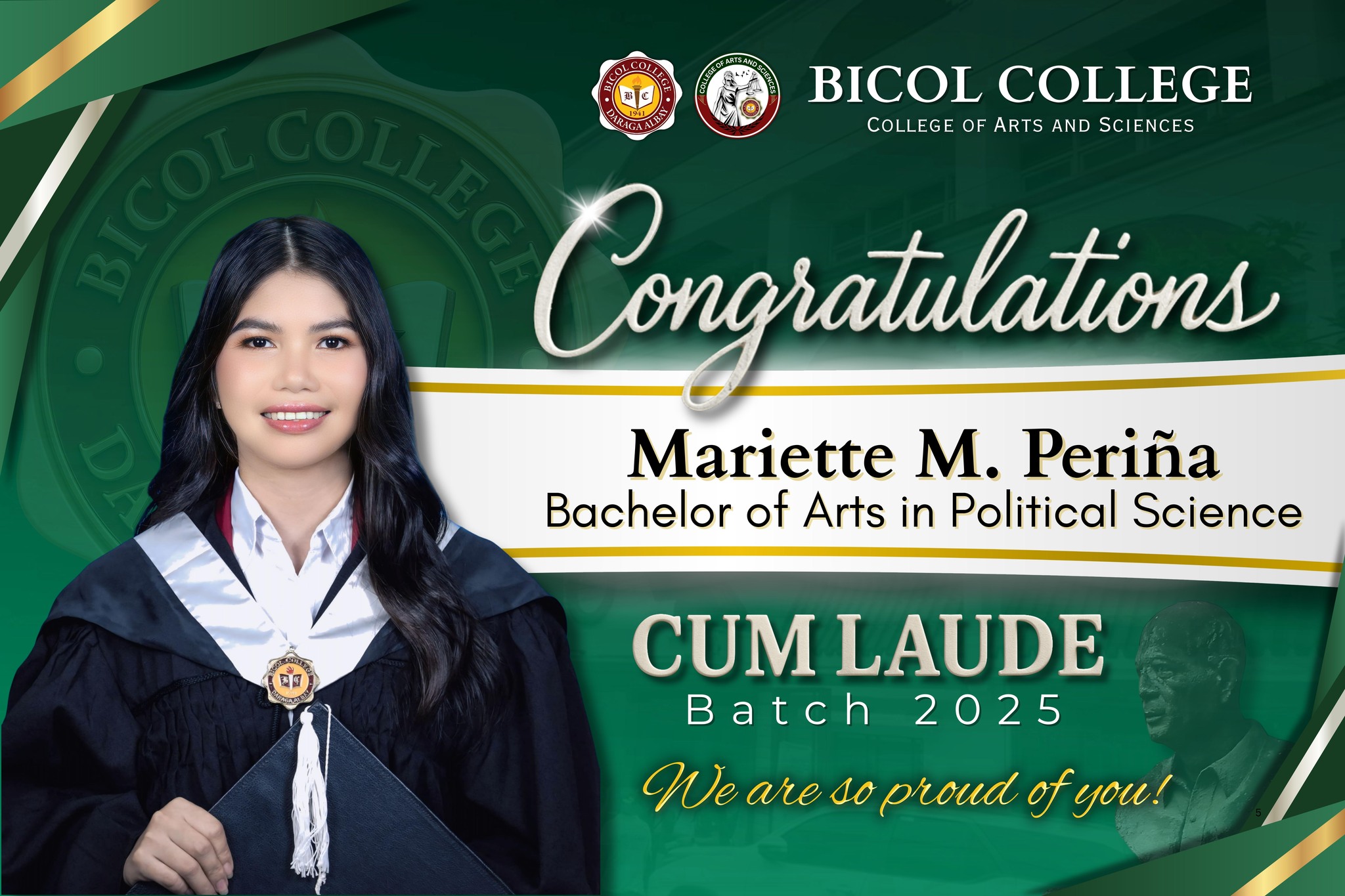 Bicol... - Bicol College - College of Arts and Sciences