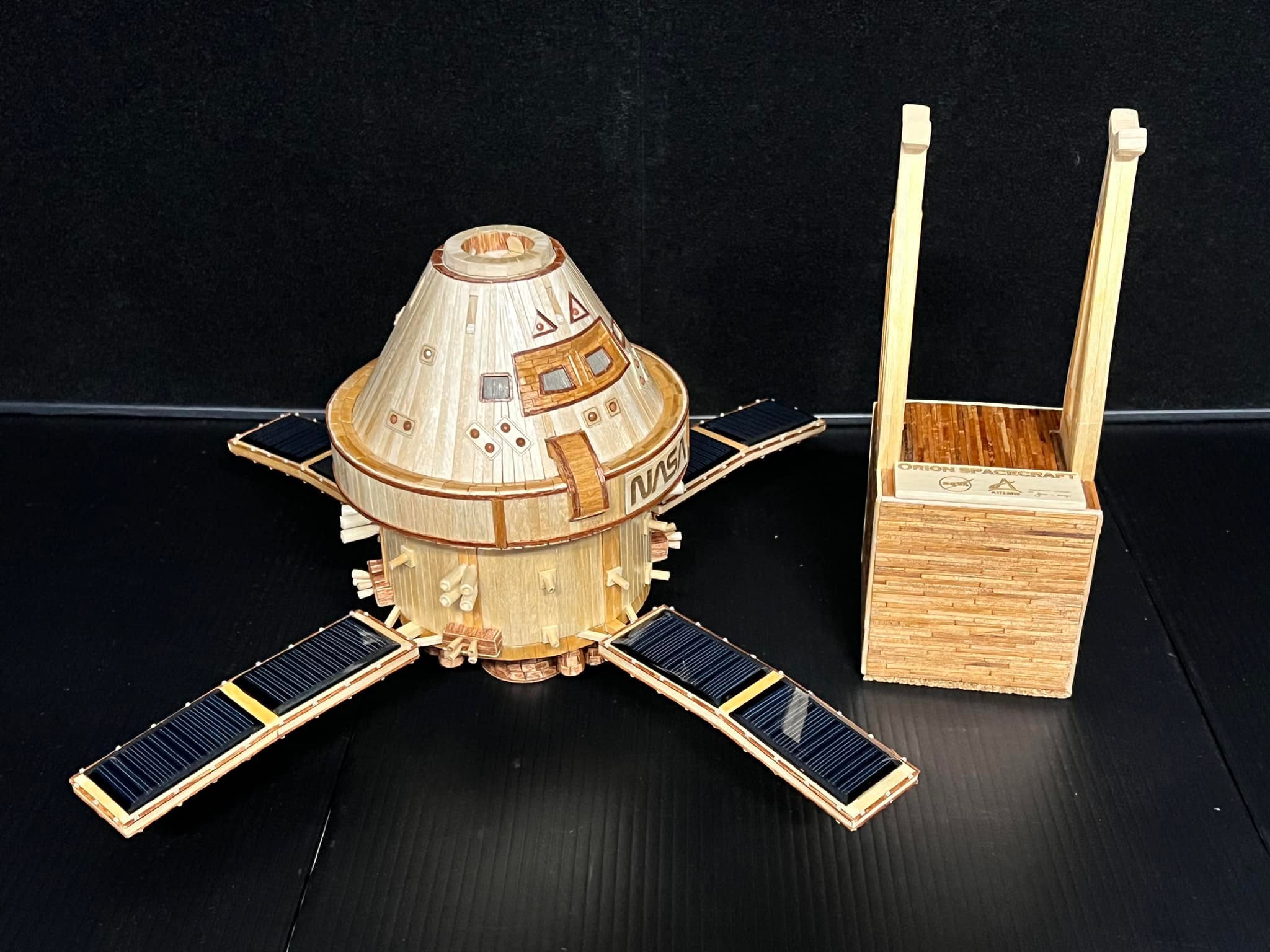 Orion spacecraft.1/48 scale. A model from Space Adventures