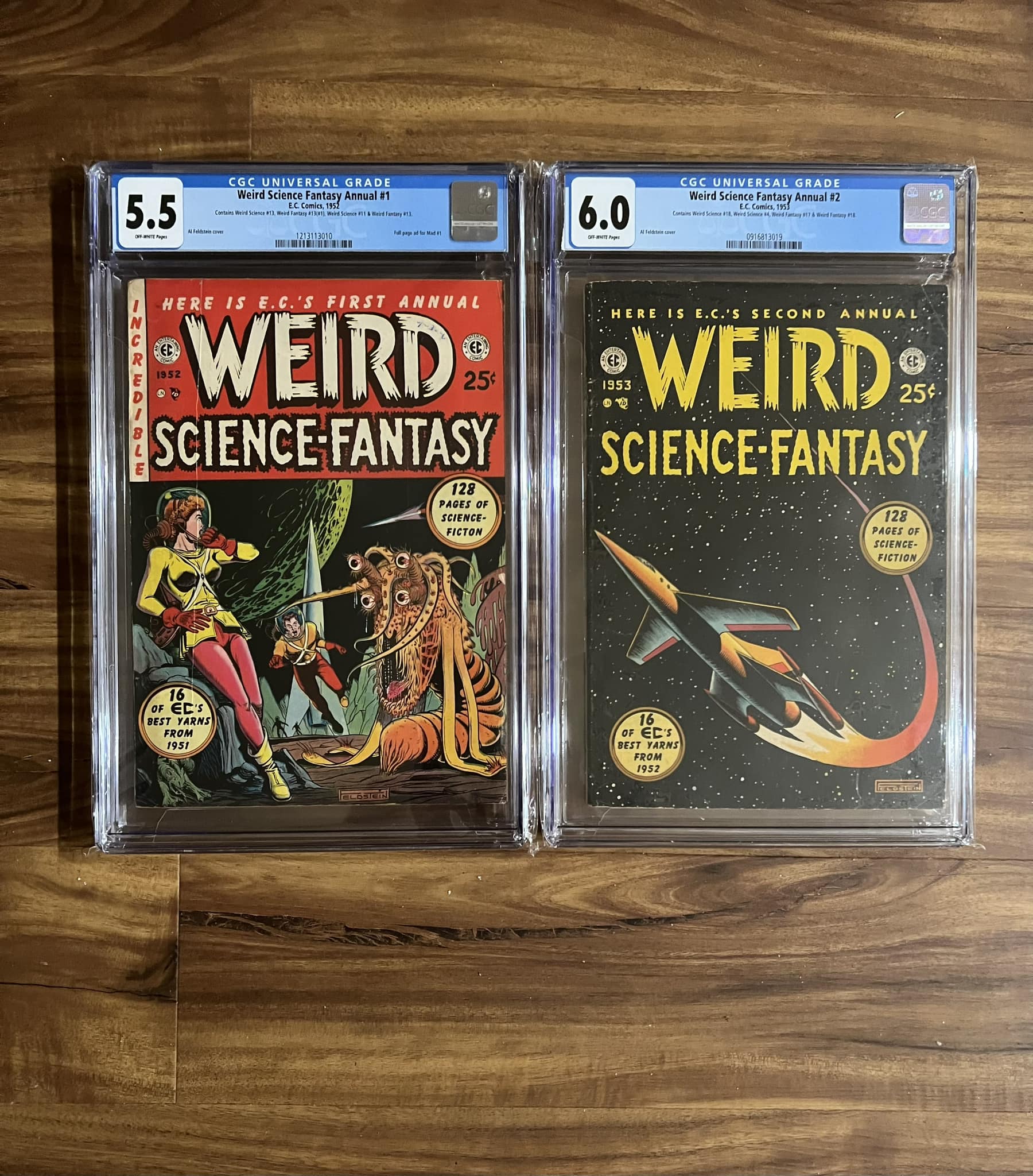 Weird Fantasy comic book collection complete with 20 CGC graded issues