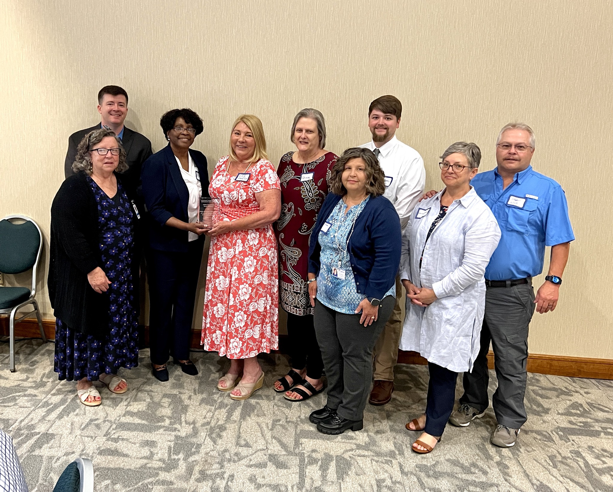 Appalachian - Lisa Barton, AppCAA Executive Director accepts the Mark ...