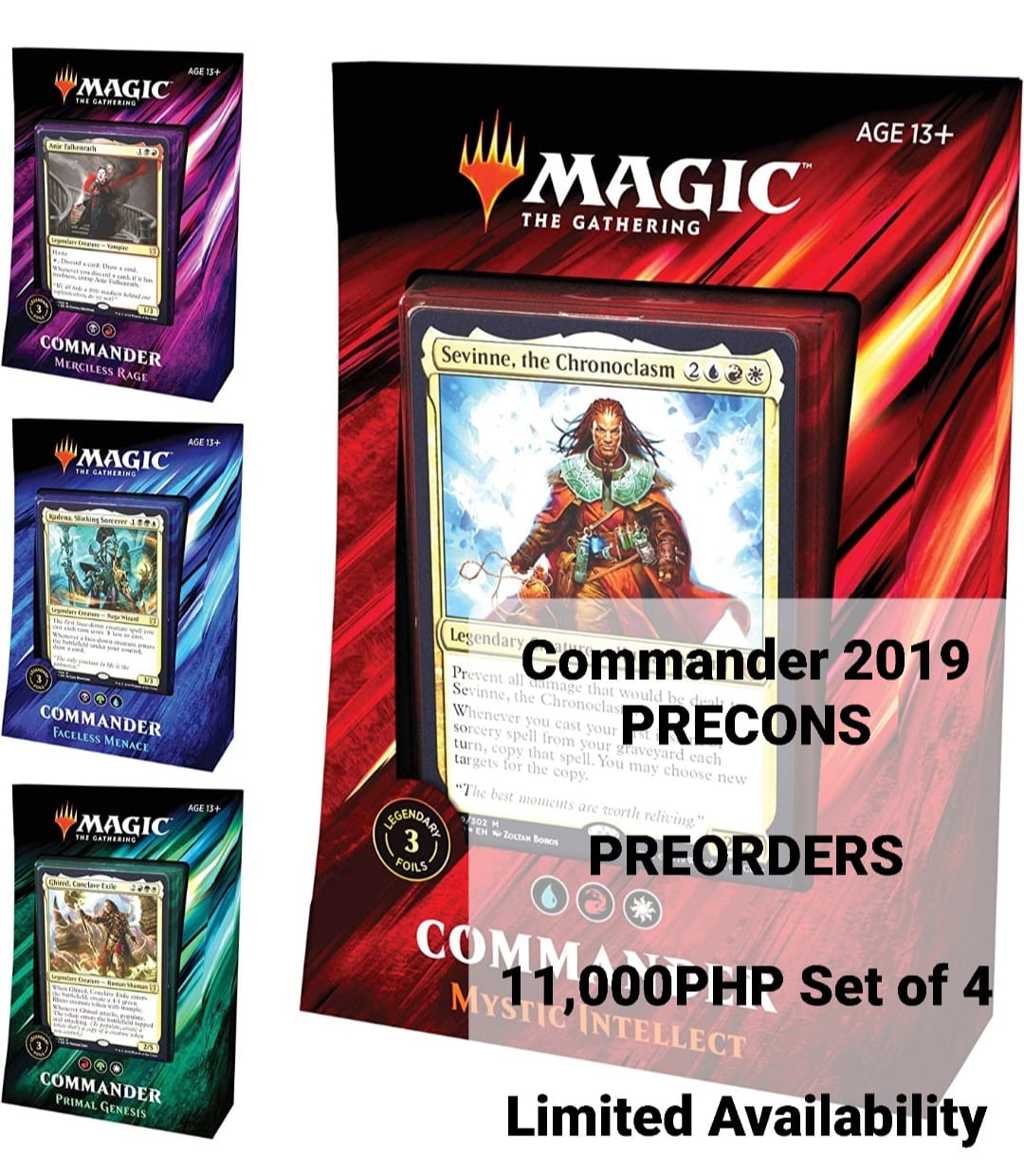 JuanWorks - Commander 2019 PRECONS PREORDERS ETA: MAY...