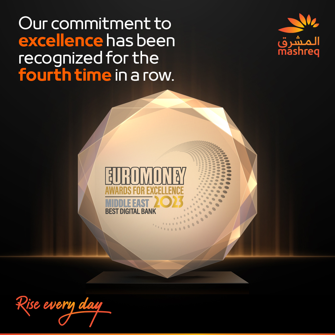 Mashreq - We are proud to share that Mashreq has won the... | Facebook