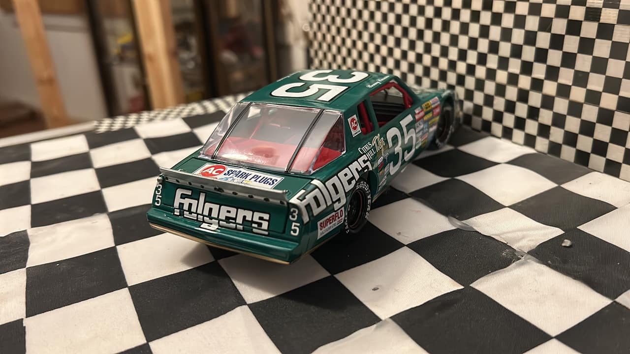 Benny Parsons 1987 Folgers Decaf Chevrolet Aerocoupe die cast