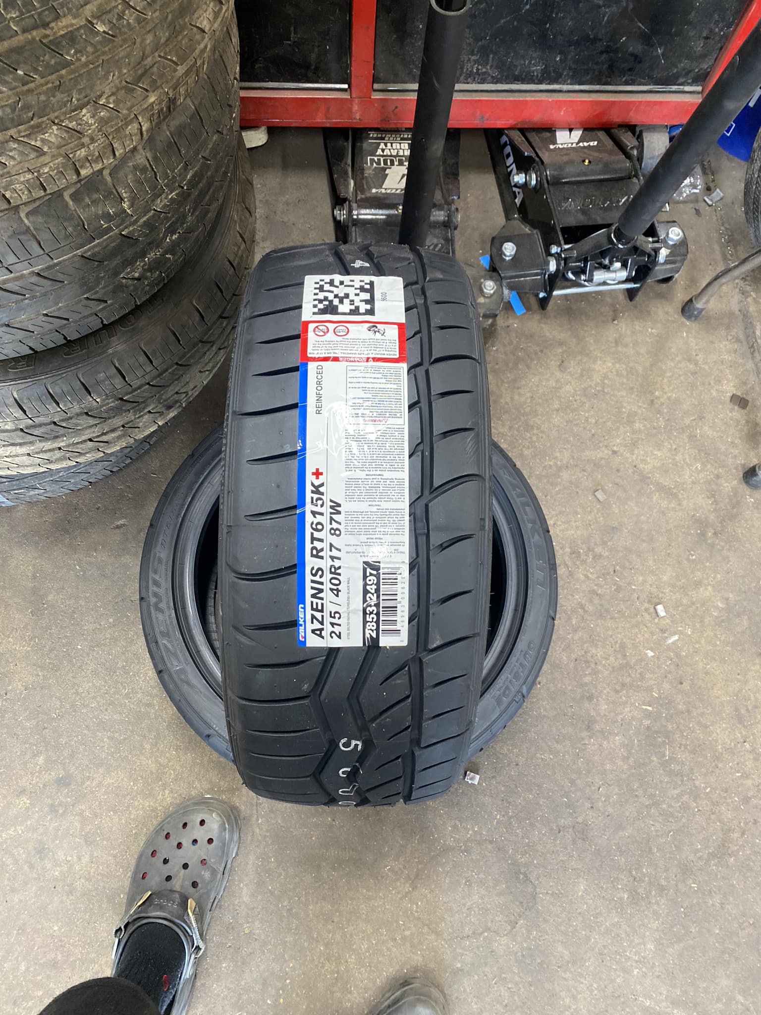 Experience with Falken 615K, RT660, or FK510 as rear tires?